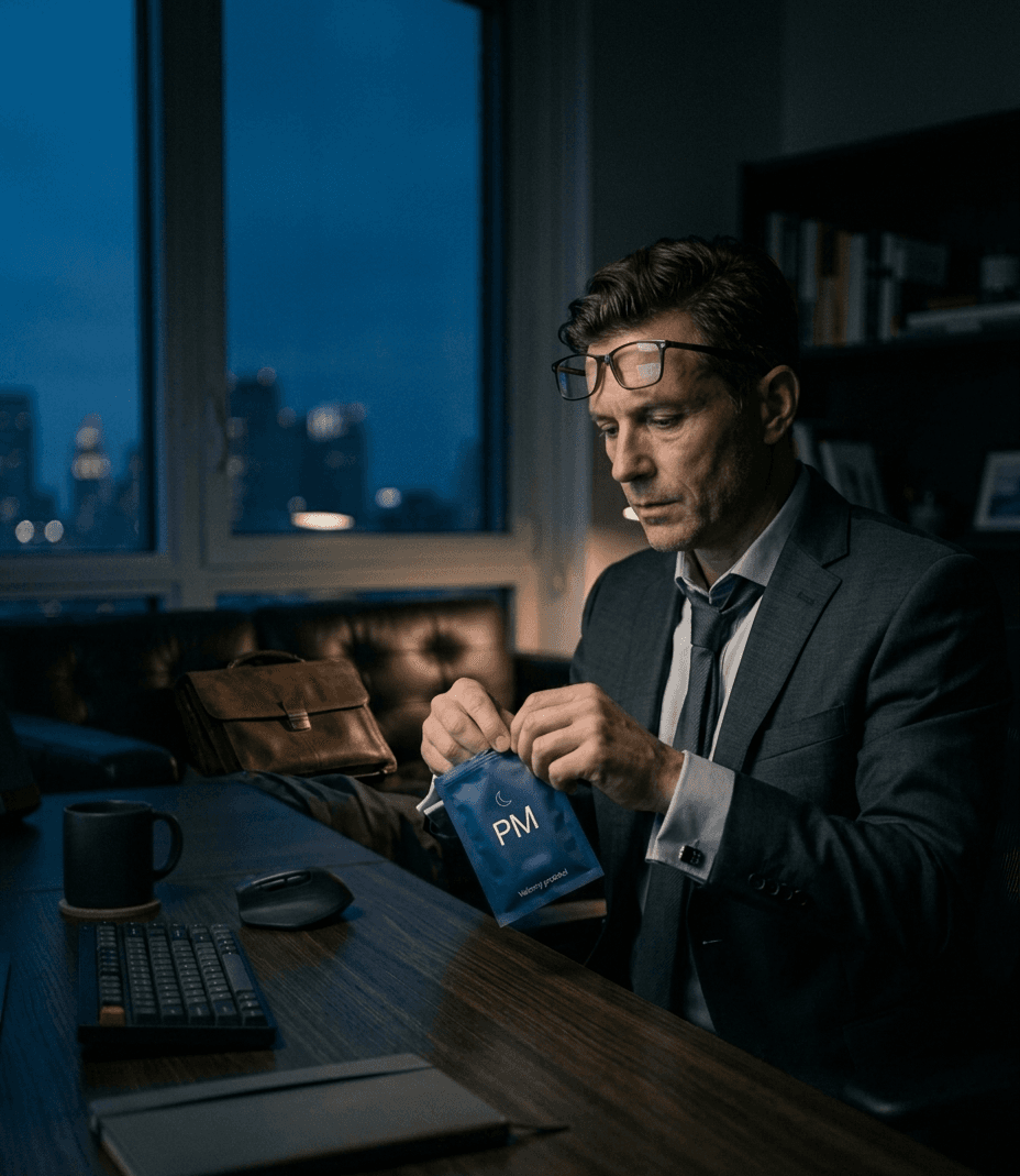 High-performer užívajúci VITEUS PM protokol po práci